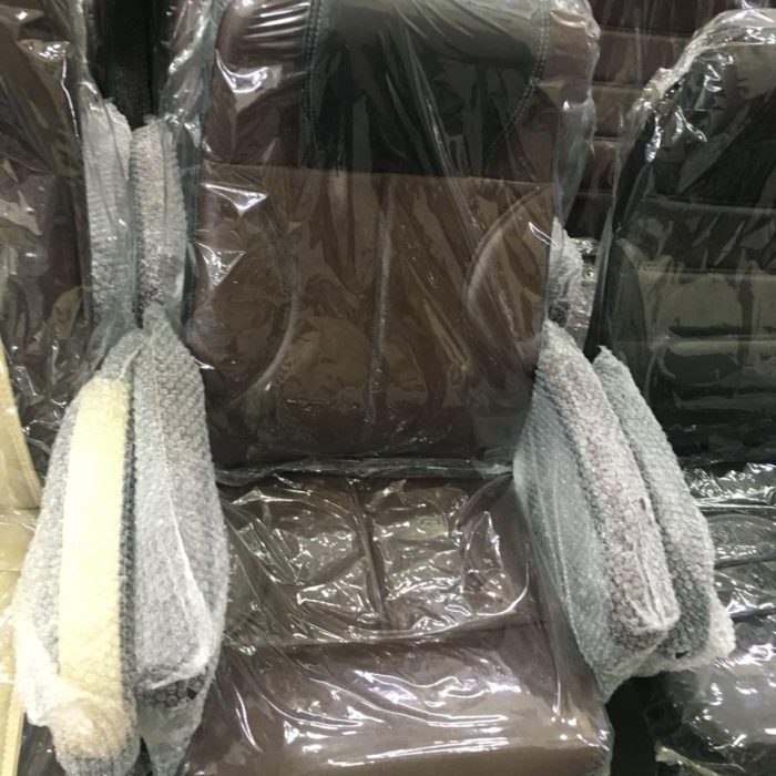 Classela High-Back Executive Office Chair – Solid Dark Brown Faux Leather, Ergonomic Comfort (Packed Unit)